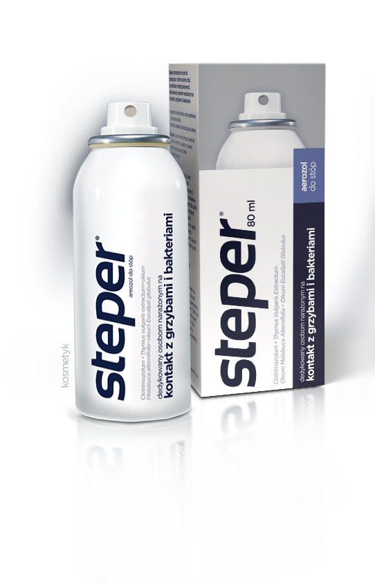 Steper aerozol do stóp